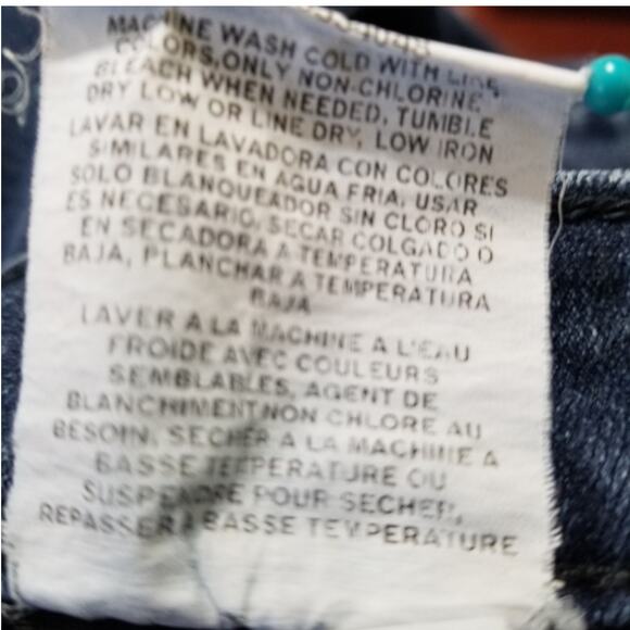 Lee Jeans Straight Leg Relaxed Fit Mid Rise Women's Blue Jeans Size 14 - Picture 7 of 7